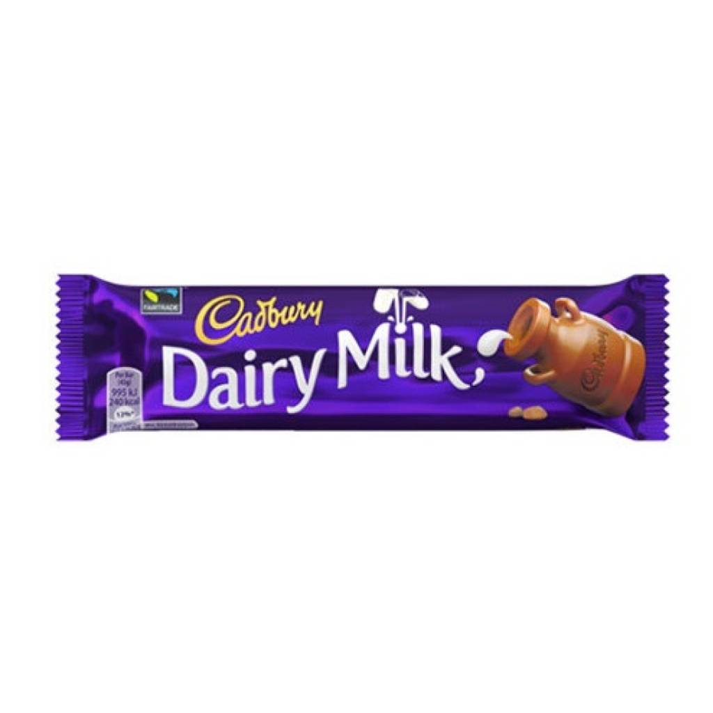 Cadbury Dairy Milk Chocolate 45 gr Cadbury Dairy Milk Chocolate 45 gr - Box 48τμχ - Image 1
