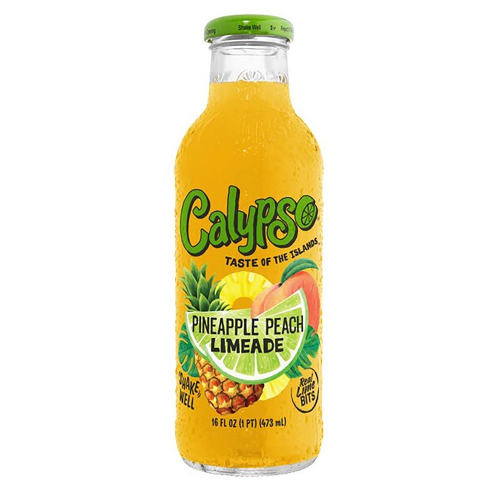 Calypso-Pineapple-Peach-Limeade Calypso Pineapple Peach Limeade 473ml - Box 12τμχ - Image 1