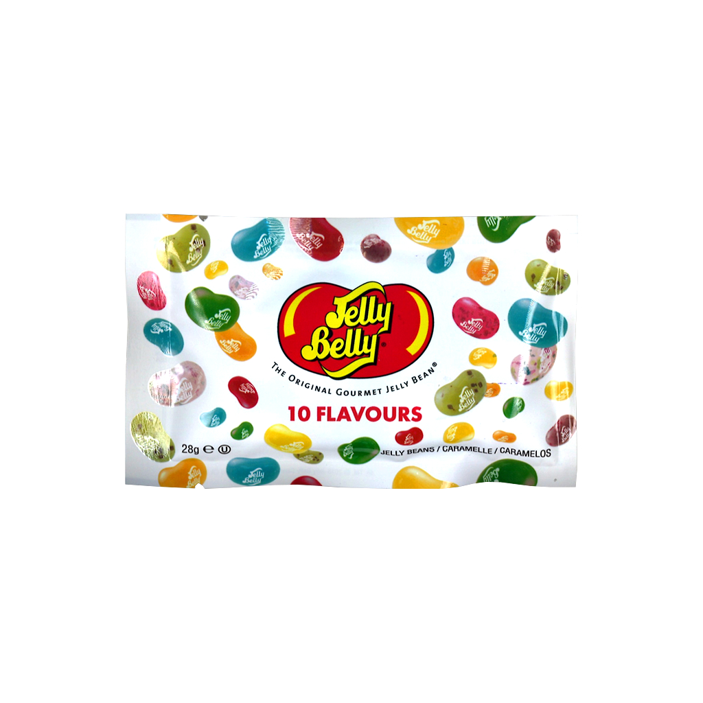 Jelly Belly 10 Flavours 28gr | American Corner B2B