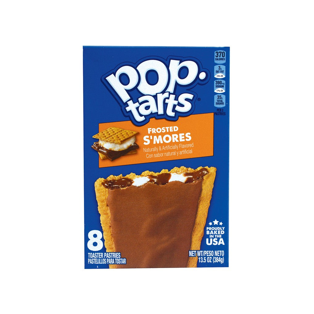 Kelloggs-Pop-Tarts-Frosted-Smores Kellogg’s Pop Tarts Frosted S'mores 384gr - Box 12τμχ - Image 1