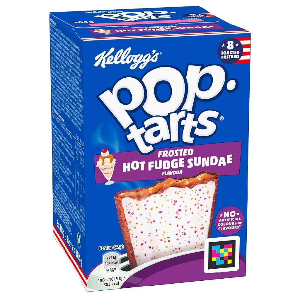 Kellogg’s Pop Tarts Hot Fudge Sundae 384gr Kellogg’s Pop Tarts Hot Fudge Sundae 384gr - Box 12τμχ - Image 1