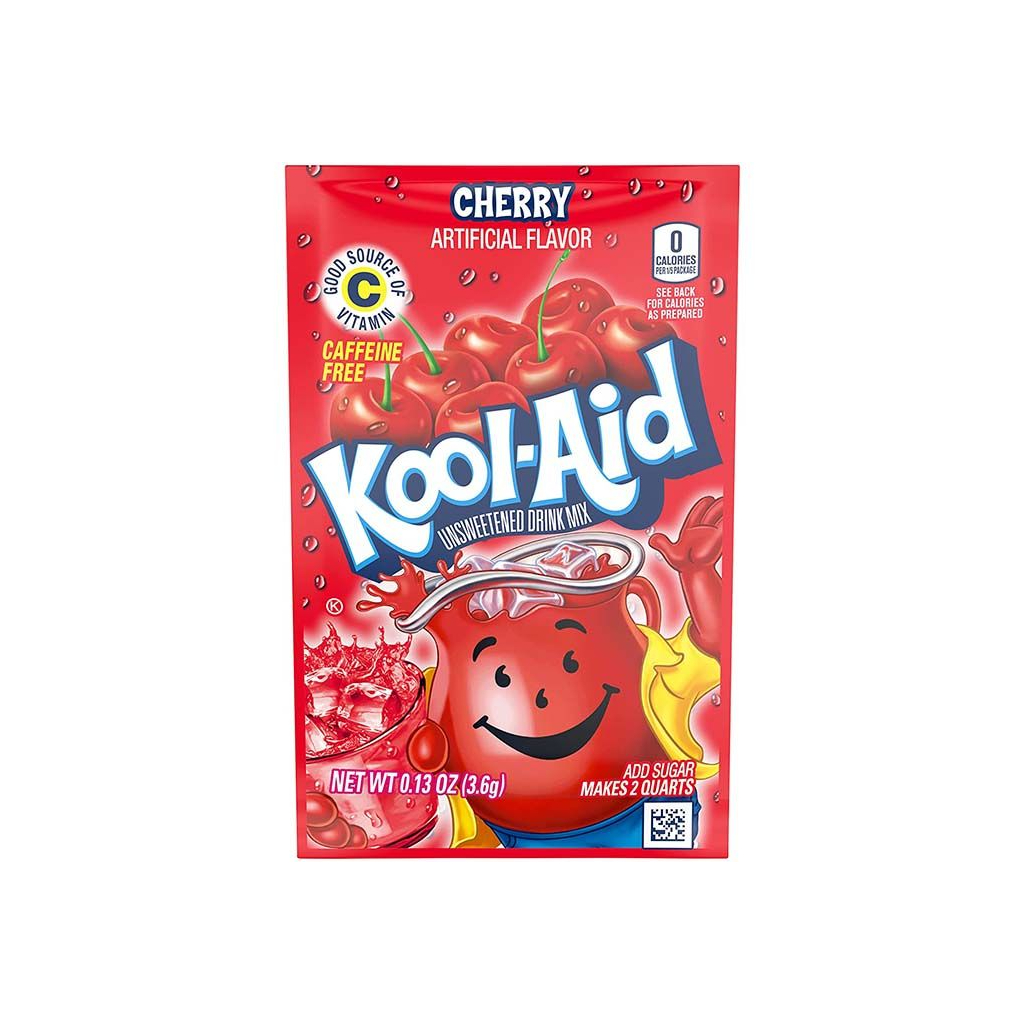 Kool-Aid-Drink-Powder-Artificial-Flavor-Cherry Kool-Aid Cherry Χυμός Σε Σκόνη - Box 48 τμχ - Image 1