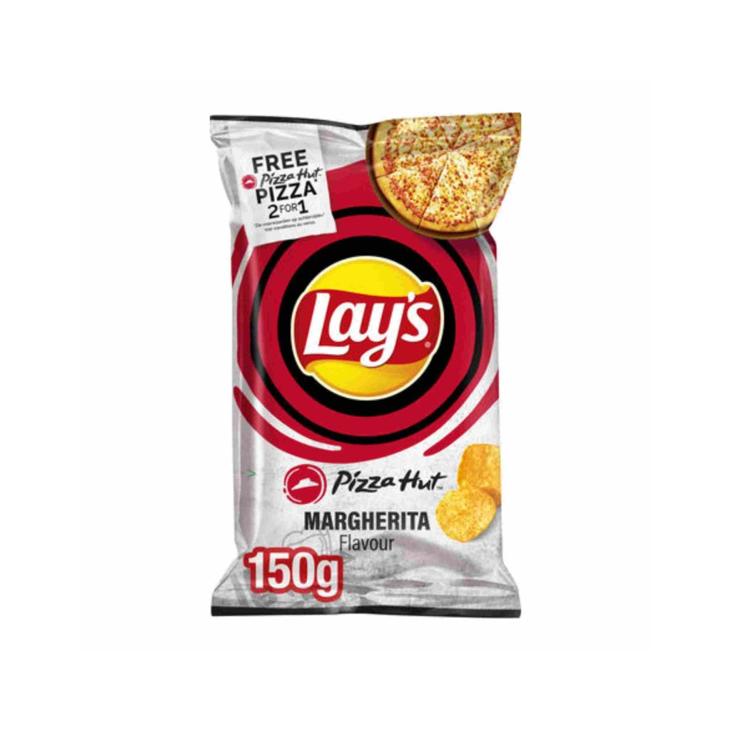 Lays-Pizza-Hut-Margherita Lay's Pizza Hut Margherita Flavour 150gr - Image 1