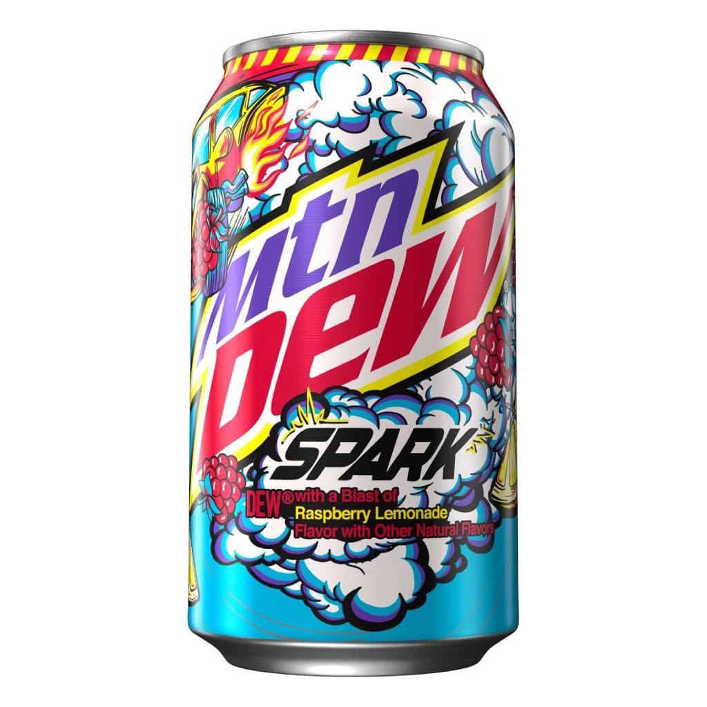 Mnt Dew Spark 355ml Mnt Dew Spark Raspberry Lemonade 355ml - Box 12 τμχ - Image 1