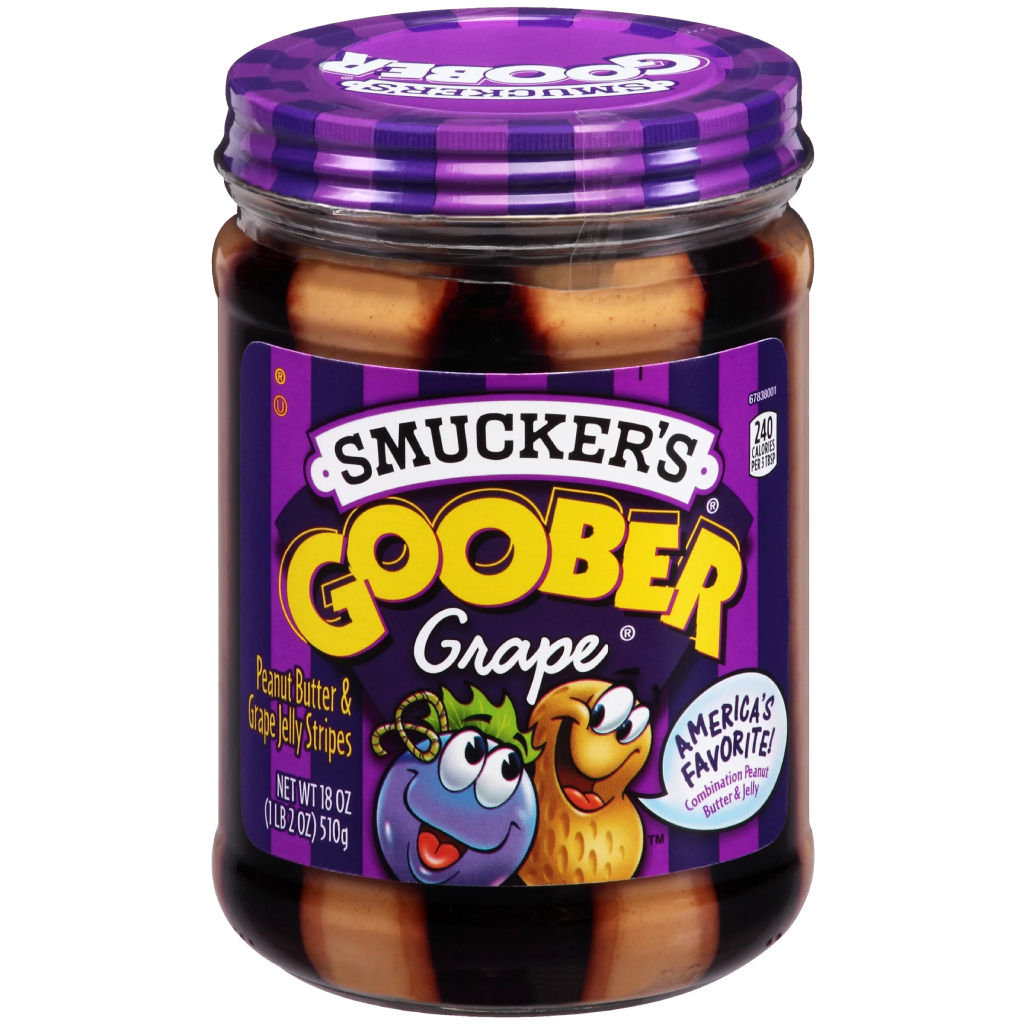 Smuckers-Goober Smucker's Goober Φυστικοβούτυρο με ζελέ 510gr - Image 1