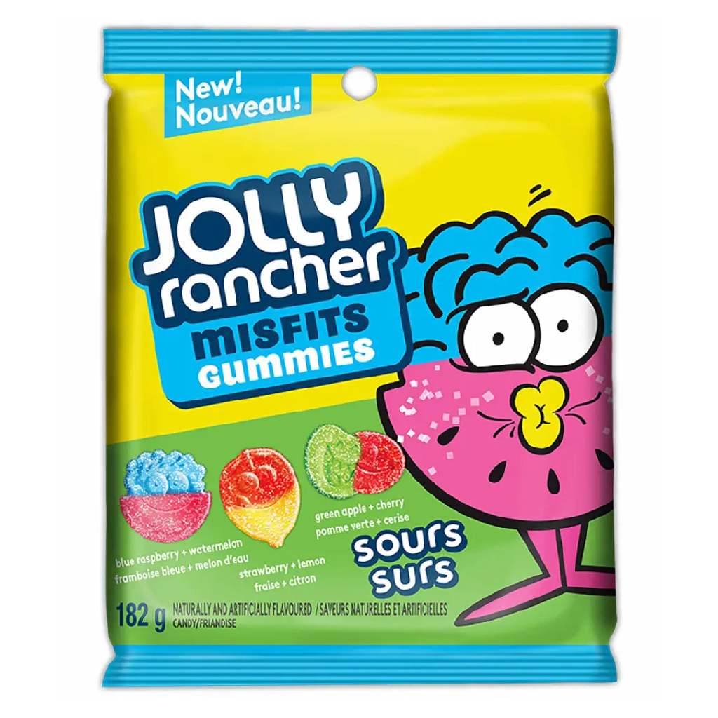 misfits-sour Jolly Rancher Misfits Sour Gummies 182gr - Image 1
