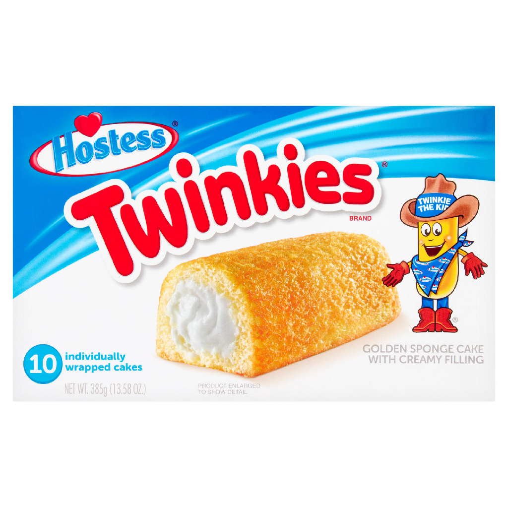 Hostess-Twinkies-Golden-Sponge-Cake Hostess Twinkies Golden Sponge Cake with Creamy 385gr - Image 1