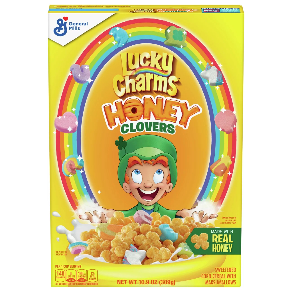 Lucky-Charms-Honey General Mills Lucky Charms Honey Clovers 309 gr - Image 1