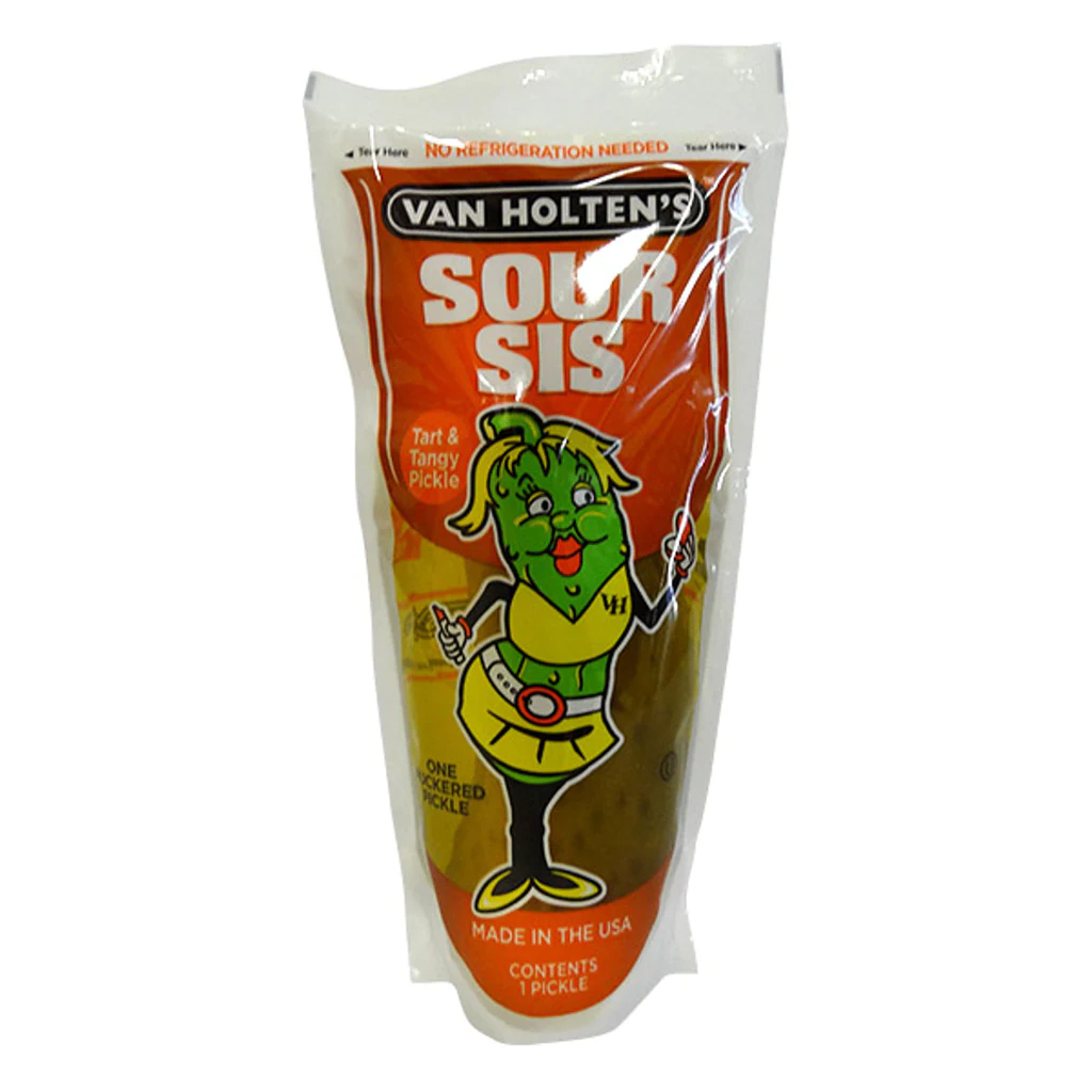 Van Holtens Sour Sis Pickles Box 12τμχ American Corner B2B