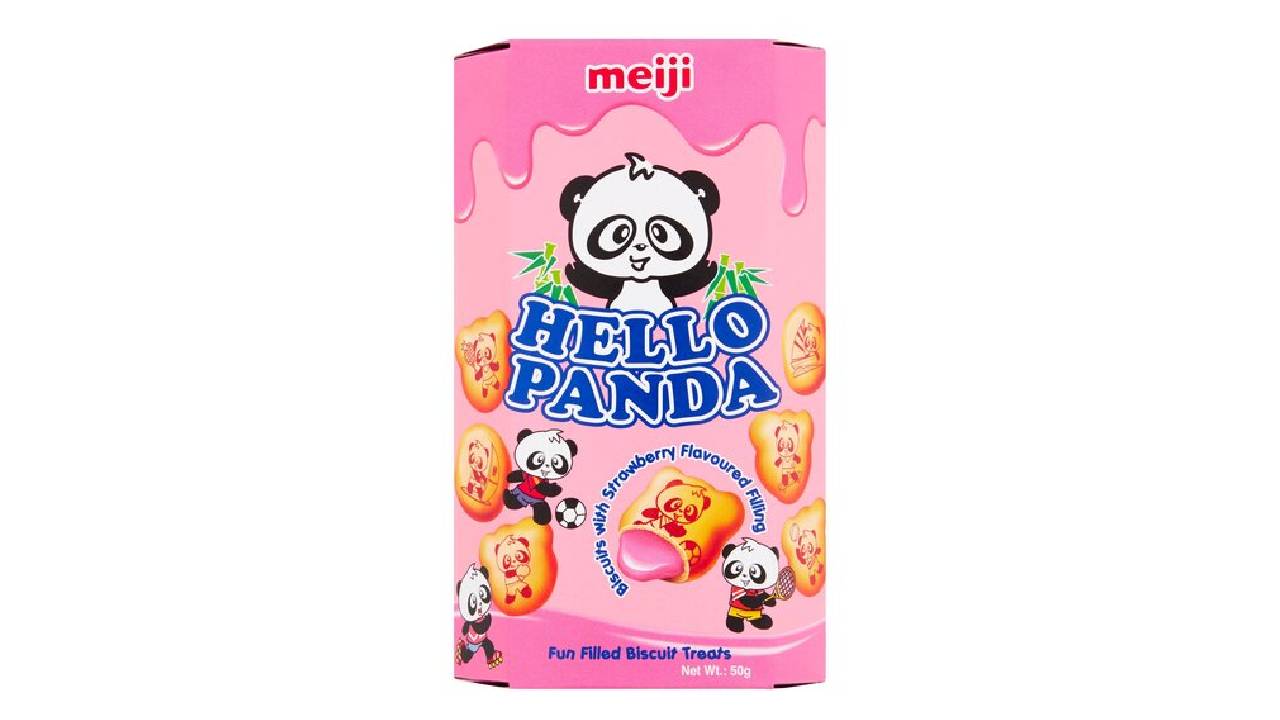 Hello-Panda-Strawberry Hello Panda Strawberry 45 gr - Box 10 τμχ - Image 1