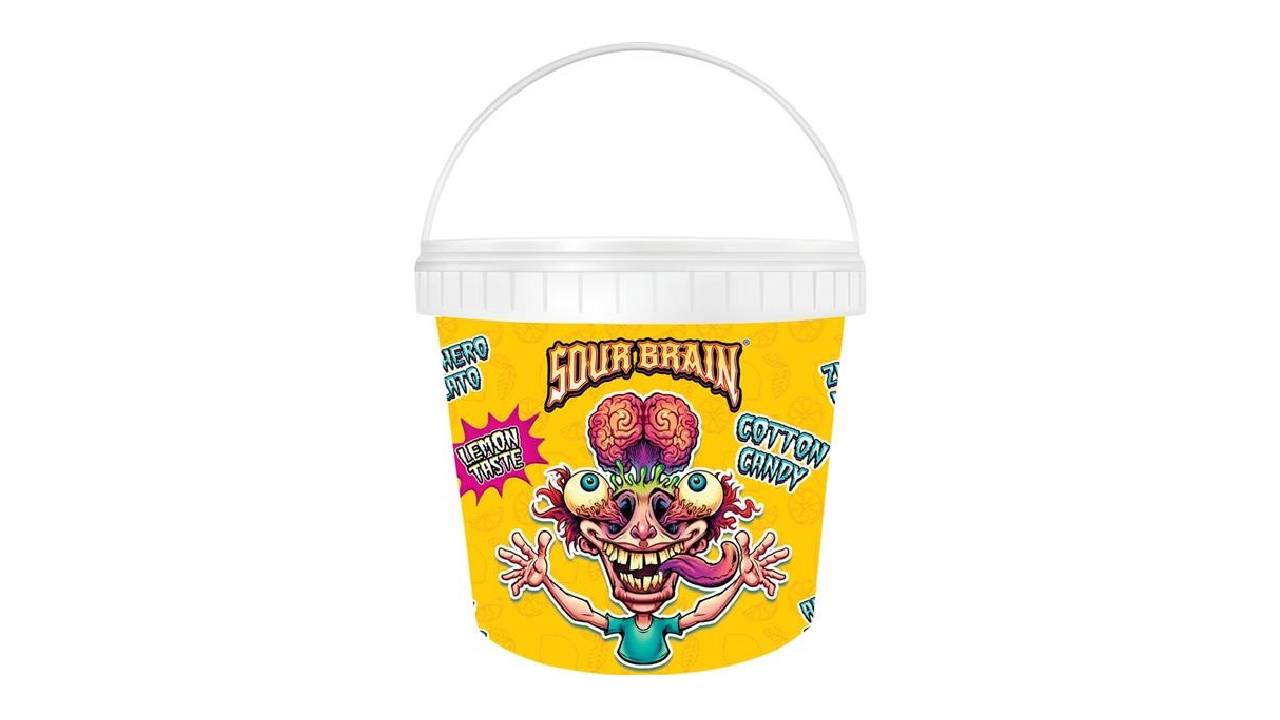 Sour-Brain-Cotton-Candy-50-gr Sour Brain Cotton Candy 50 gr - Image 1