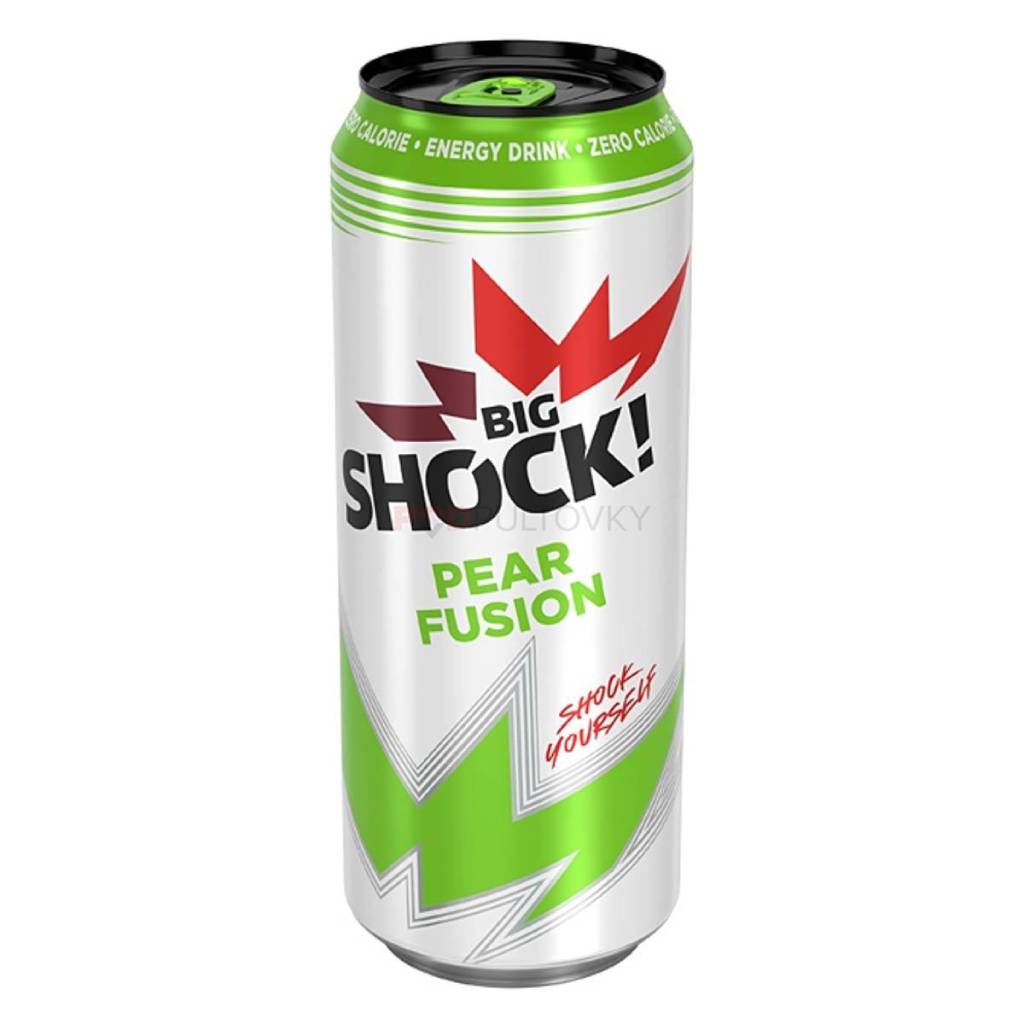 Big-Shock-Pear-Fusion-500-ml Big Shock Pear Fusion Energy Drink 500 ml - Box 6 τμχ - Image 1