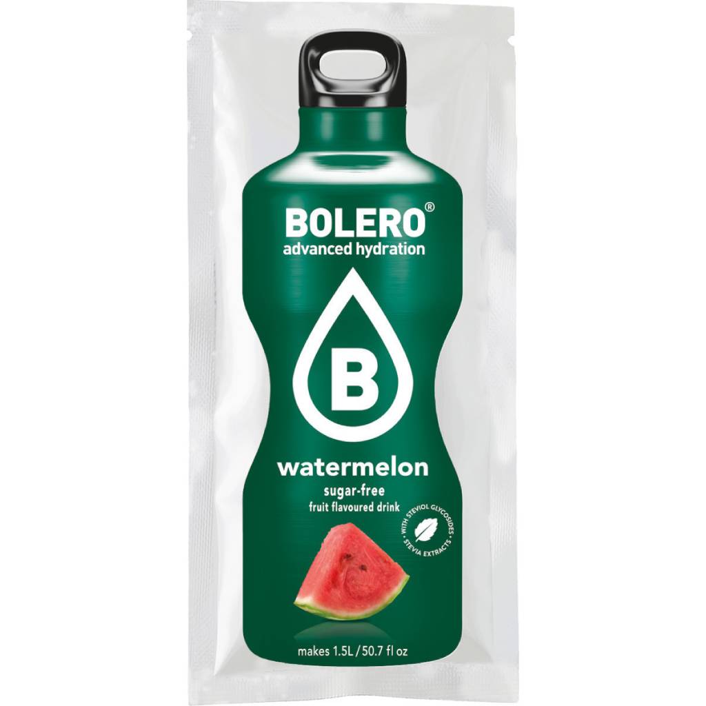 Bolero-Stick-Watermelon-Χυμός-Σε-Σκόνη-3-gr Bolero Stick Watermelon Χυμός Σε Σκόνη 12x3gr - Image 1
