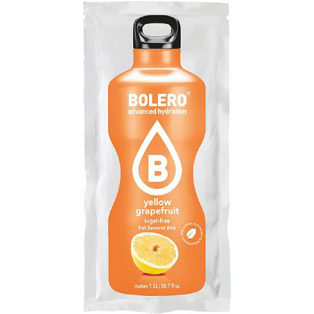 Bolero-Stick-Yellow-Grapefruit-Χυμός-Σε-Σκόνη-3-gr Bolero Stick Yellow Grapefruit Χυμός Σε Σκόνη 12x3gr - Image 1