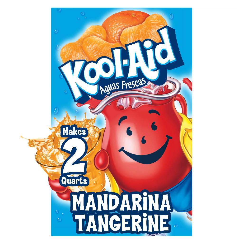 Kool-Aid-Mandarina-Tangerine-Sachet-Χυμός-Σε-Σκόνη Kool-Aid Mandarina Tangerine Sachet Χυμός Σε Σκόνη - Box 48 τμχ - Image 1