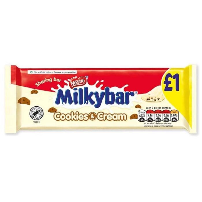 Milky Bar Cookies And Cream 90 gr - Image 1