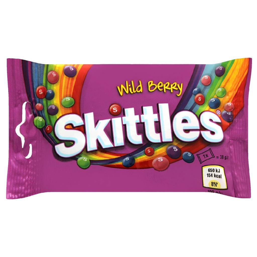 Skittles-Wild-Berry-38-gr Skittles Wild Berry 38 gr - Box 14τμχ - Image 1