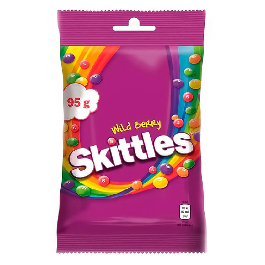 Skittles-Wild-Berry-95-gr Skittles Wild Berry 95 gr - Box 18τμχ - Image 1