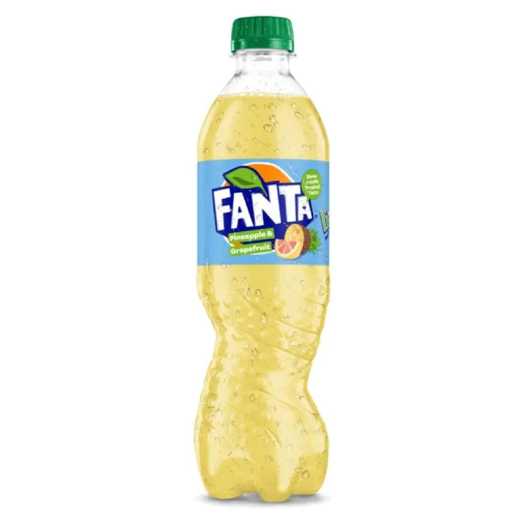 Fanta-Pineapple-Grapefruit-500-ml Fanta Pineapple Grapefruit 500 ml - Box 12 τμχ - Image 1
