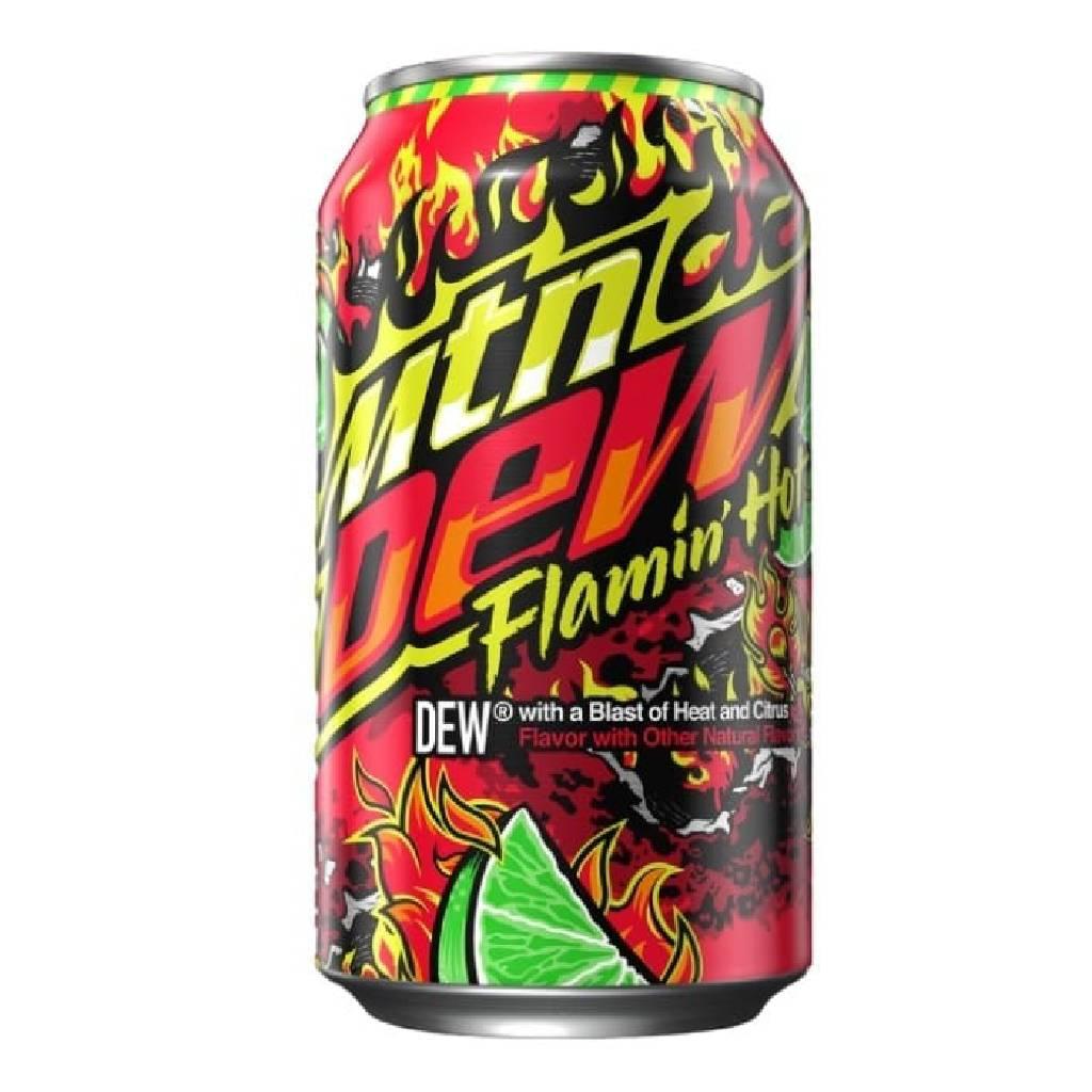 Mtn-Dew-Flamin-Hot-355ml-USA Mtn Dew Flamin' Hot 355ml (USA) - Box 12 τμχ - Image 1