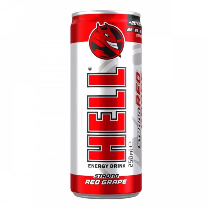 Hell Energy Drink Red Grape 250 ml - Image 1