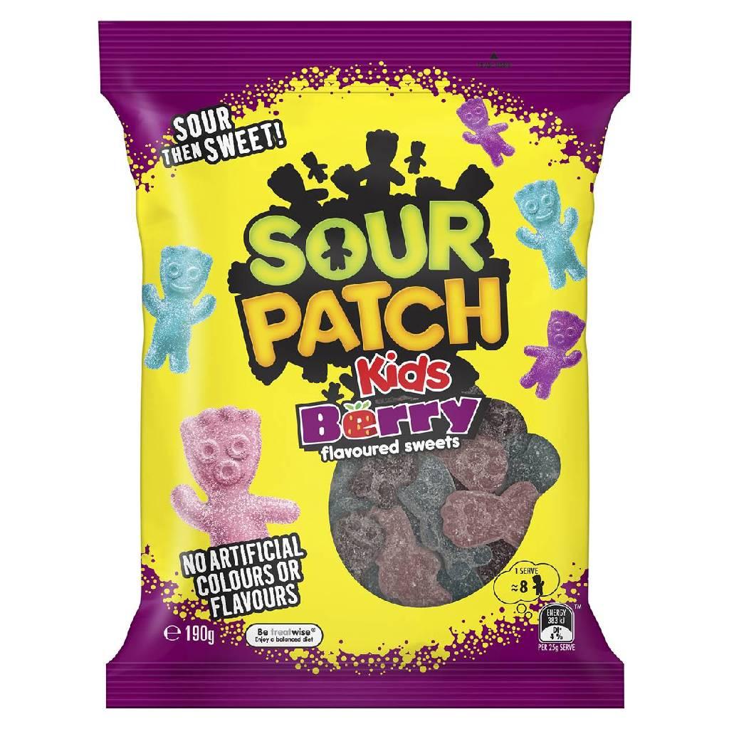 Sour-Patch-Kids-Berry-190-gr Sour Patch Kids Berry 190 gr - Κουτί 20 τμχ - Image 1