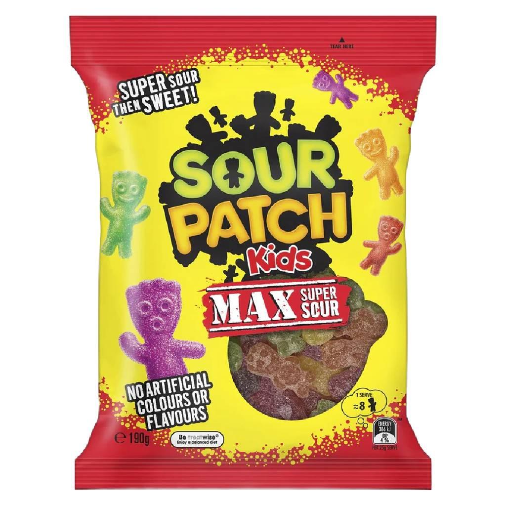 Sour-Patch-Kids-Max-190-gr Sour Patch Kids Max 190 gr - Κουτί 20 τμχ - Image 1