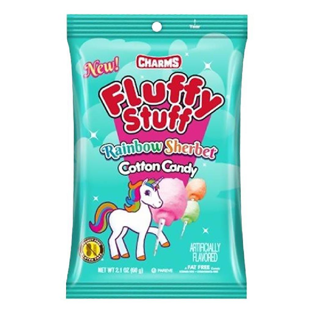 Fluffy-Stuff-Rainbow-Cherbet-Bag-60-g Fluffy Stuff Rainbow Cherbet Bag Cotton Candy 60 gr - Image 1