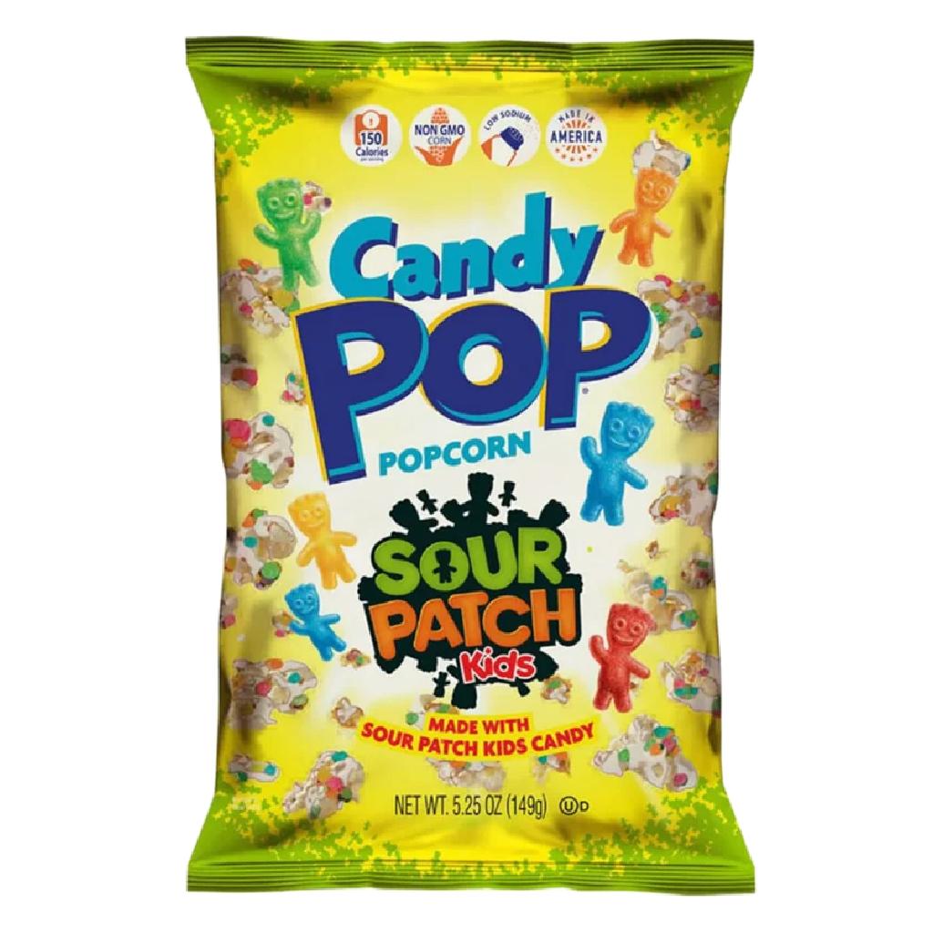 Sour-Patch-Kids-Popcorn-149-gr Sour Patch Kids Popcorn 149 gr - Box 12 τμχ - Image 1