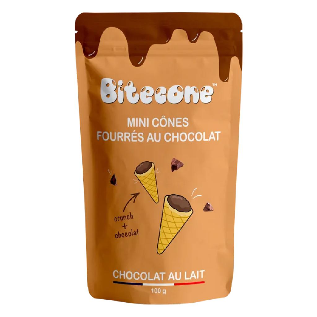 Bitecones-Milk-Chocolate-100-gr Bitecones Milk Chocolate 100 gr - Box 15 τμχ - Image 1