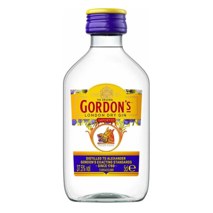 Gordon's London Dry Gin 37.5% Vol. 50ml - Box 12τμχ - Image 1
