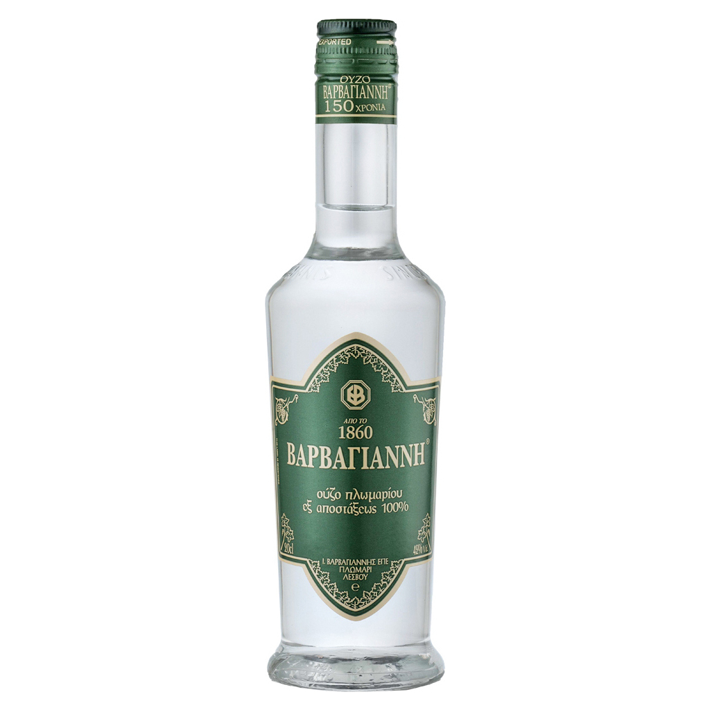 prasino Βαρβαγιάννη Πράσινο Ούζο 42% 50ml - Image 1