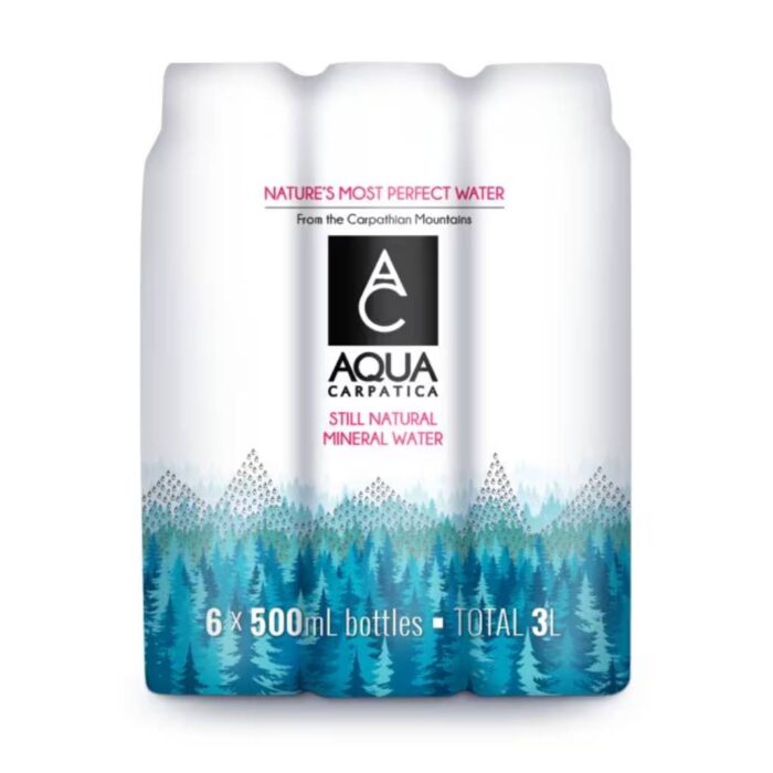 Aqua Carpatica Φυσικό Μεταλλικό Νερό Pet 500ml x 6τμχ - Image 2