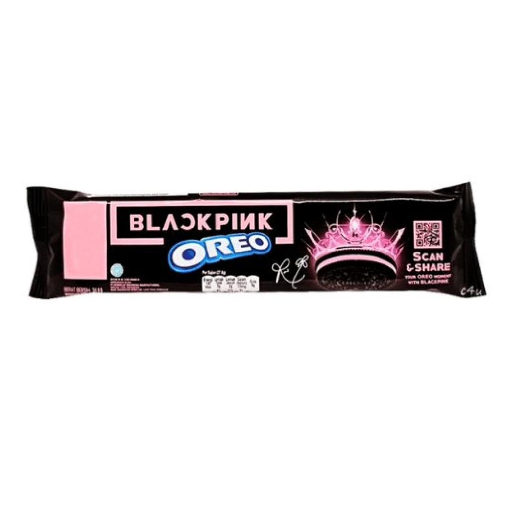 Oreo-Black-Pink-Strawberry-37-gr Oreo Black Pink Strawberry 37 gr - Box 12 τμχ - Image 1