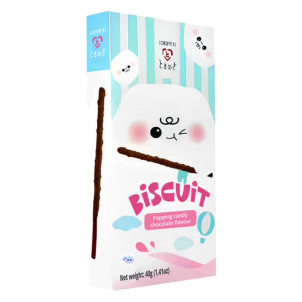 TOKIMEKI-BISCUIT-STICK-POPPING-CANDY-40GR Tokimeki Biscuit Stick Popping Candy 40gr - Image 1