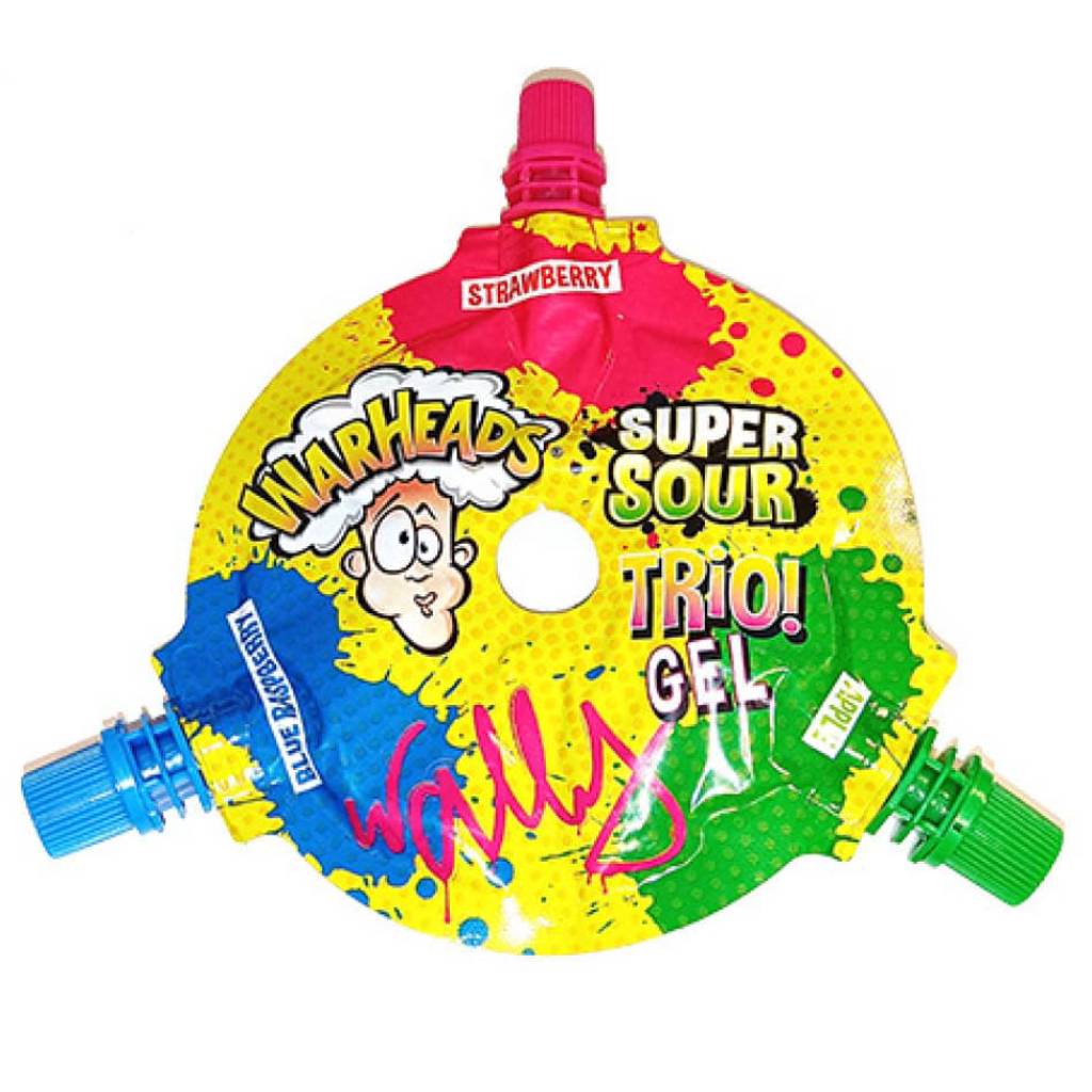 Warheads Trio Gel 51gr Warheads Trio Gel 51gr - Box 24τμχ - Image 1