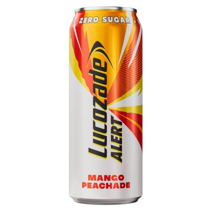 Lucozade Alert Mango Peachade Zero Sugar 500ml - Image 1