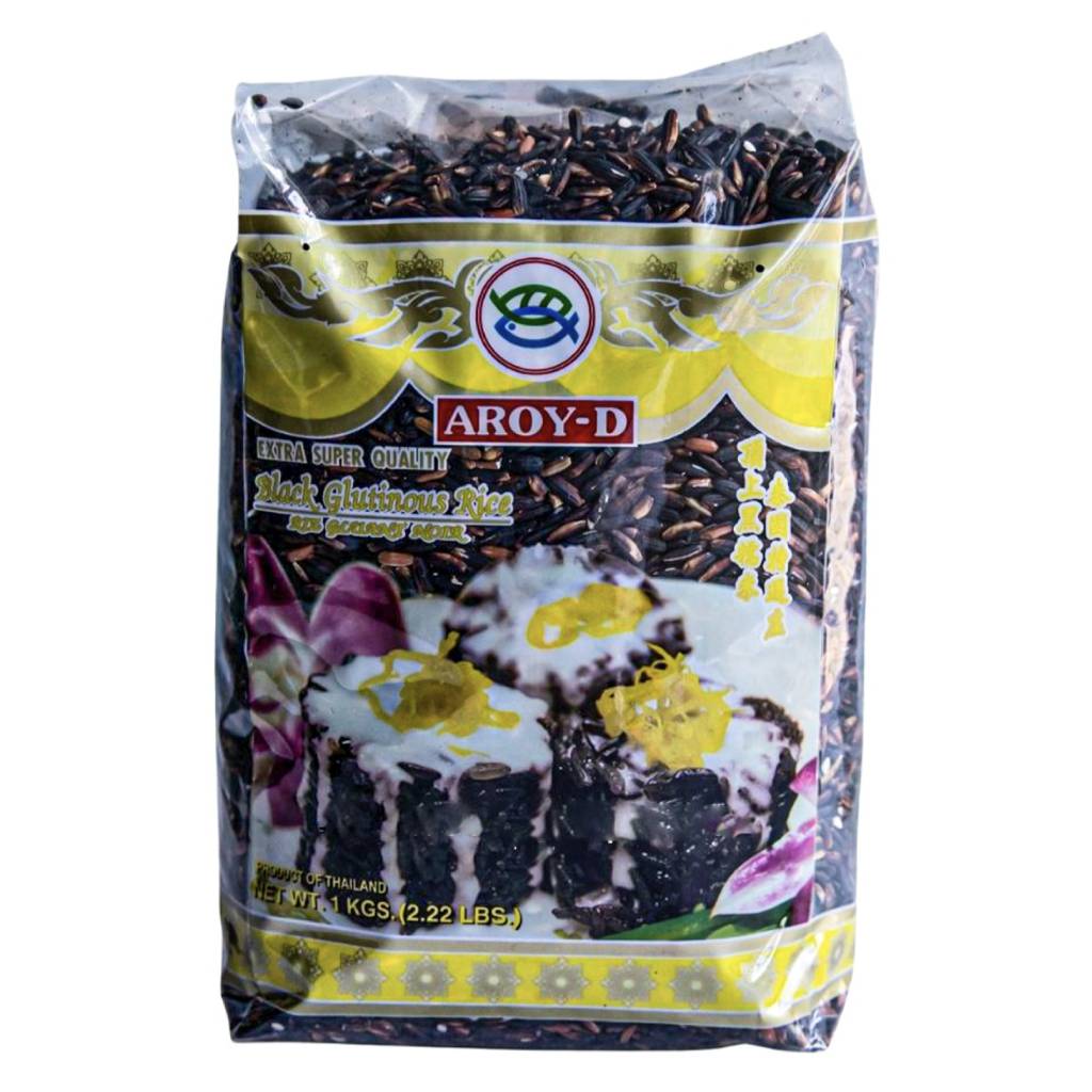Aroy-D Black Glutinious Rice 1Kg Aroy-D Black Glutinious Rice 1Kg - Μαύρο Ρύζι - Image 1