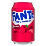 Fanta Zero Sugar Raspberry 330ml - Box 24τμχ