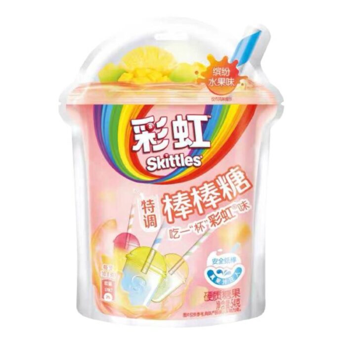 Skittles Lollopop Fruit 54gr CHI - Box 32τμχ - Image 1
