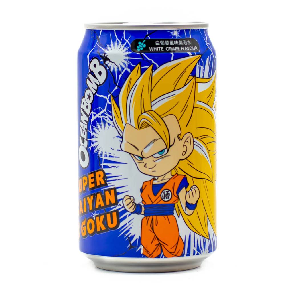 Dragon Ball Sparkling Water White Grape 330ml Dragon Ball Sparkling Water White Grape 330ml - Box 24τμχ - Image 1
