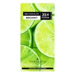 Agapitos Chocolate Bergamont & Milk Chocolate 35% Cocoa 100gr - Box 12τμχ