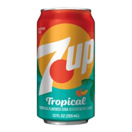 7up Tropical Flavor Soda 355ml - Box 12τμχ