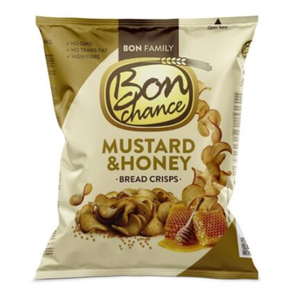 Bon Chance Breadcrisps Μουστάρδα Μέλι 120gr - Box 24τμχ