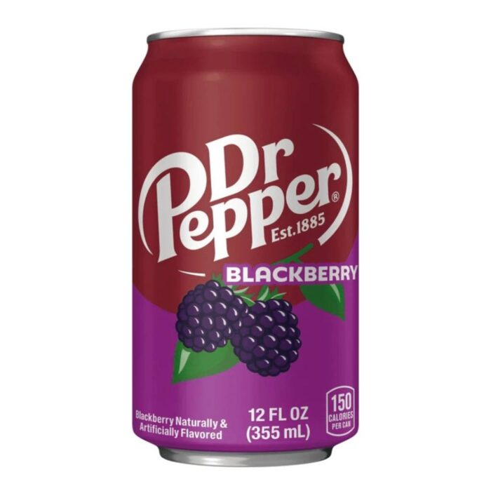 Dr Pepper Blackberry 355ml - Box 12τμχ - Image 1