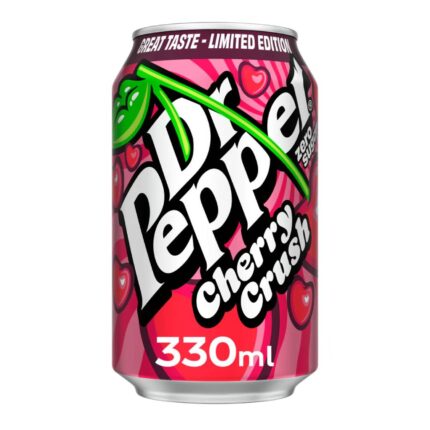 Dr Pepper Cherry Crush Zero Sugar 330ml - Βοχ 24τμχ