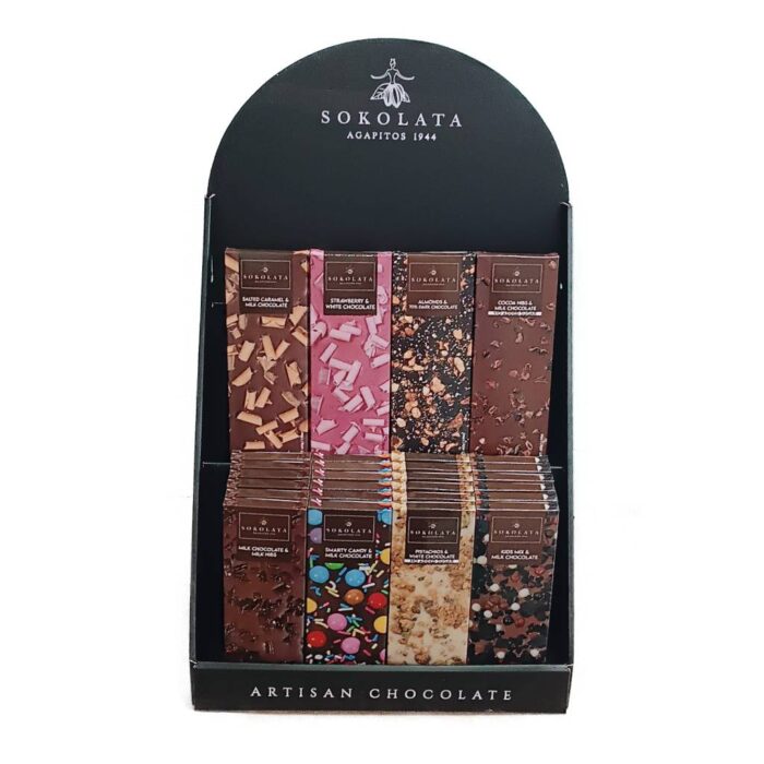 Agapitos Chocolate Tablets 55gr Stand 48τμχ - Image 1