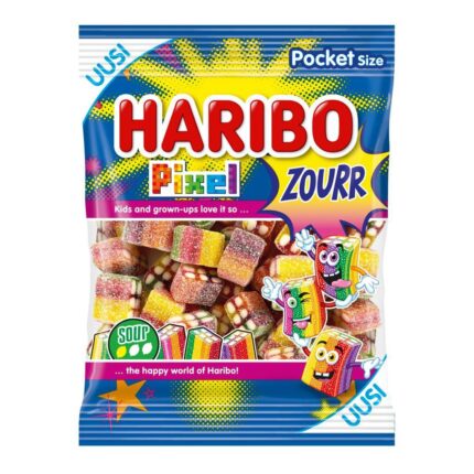Haribo Pixel Fizz 80gr - Box 30τμχ