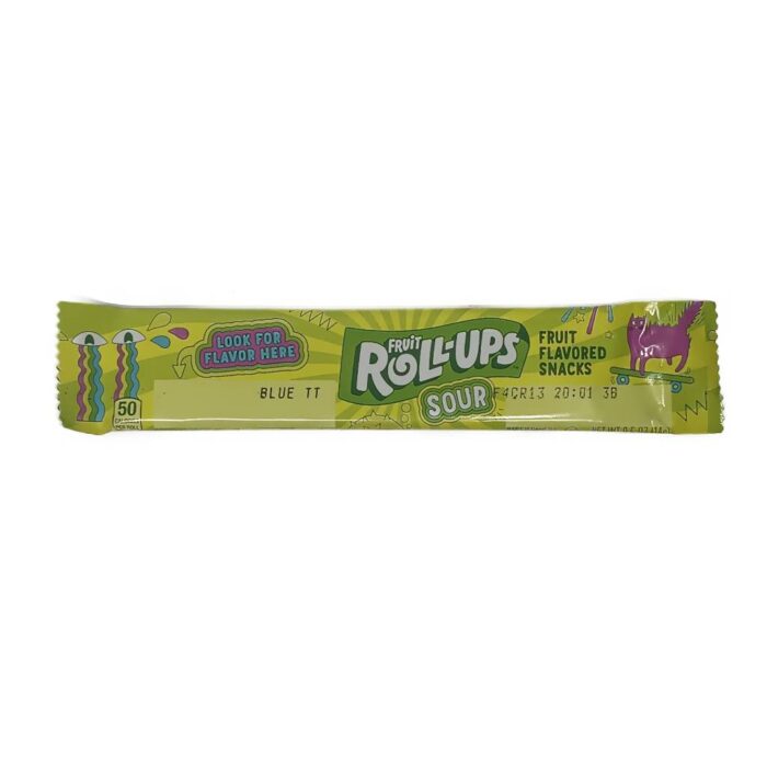 Fruit Roll Ups Sour Blue Raspberry Punch 14gr - Image 1