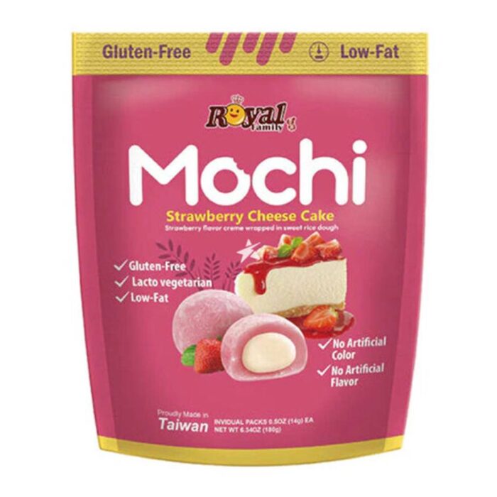 Mochi Strawberry Cheesecake 120gr - Box 12τμχ - Image 1